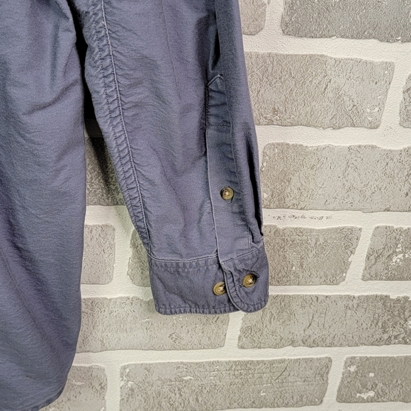 Chase Authletics Racing Blue Casual Button Down Long Sleeve Men's Size L - Picture 8 of 15